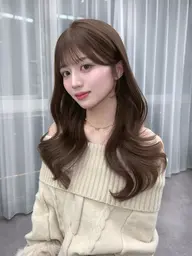 【人気度⭐️⭐️⭐️⭐️⭐️】当日限定似合わせカット➕透明感たっぷりケアカラー［渋谷美容室/韓国］