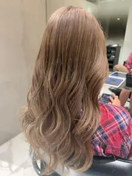 🥉【Wカラー】ケア剤mixダメージレスケアブリーチ(1回)➕透明感カラー➕髪質改善シャンプーTR❣️