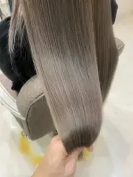 ブリーチ一回+カラー