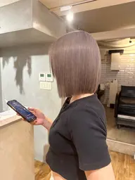 ブリーチ+全体カラー+質感トリートメント