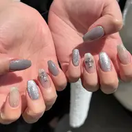 オフなし／フレンチ・カラーグラデーション・マグネット・フラッシュ