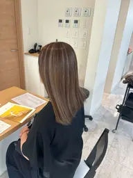 ハイライト(ワンカラー＋ブリーチハイライト)