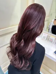 🥰ワンメイク透明感カラー+3stepダメージ補修トリートメント#髪質改善#韓国#暖色#ロング#レイヤー