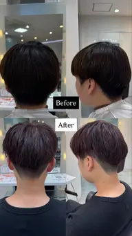 【雰囲気変えたい方】【ミニモ限定価格】15:00~のみ受付/刈り上げメンズカット💇🏽/襟足あり不可/カットモデル