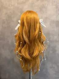 【ヘアセット】ハーフアップスタイル