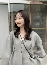 《韓国/ワンホンヘア🎀》似合わせ韓国風カット🩵+保湿トリートメント🧴🫧