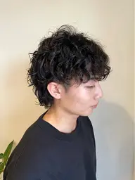 【男性・平日限定】メンズカット➕パーマモデル(最終受付16:00)