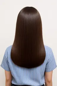 【癖が気になる方に】癖とボリュームを抑える艶髪ストレート