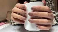 ソフトジェルオフ込み💅ジェルネイルベースワンカラーカラグラ