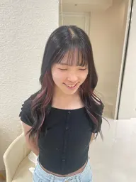 《結んで可愛い💕》インナーカラー🎀