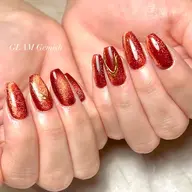 【オフ有りの方】流行りのマグネットジェルネイル✨