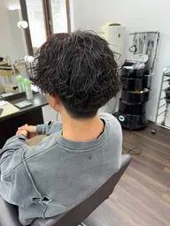 メンズカット+シルクコスメパーマ+メンズ専用3STEPヘアケア