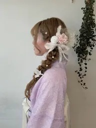 【卒業式🎓袴着付け＋ヘアセット】