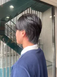 メンズカット+ニュアンスパーマ