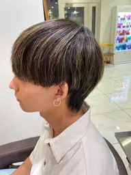 【✨️迷ったらこれ✨️】メンズカット＋ナチュラル縮毛矯正(マッシュ、韓国風ヘアの方にオススメ)