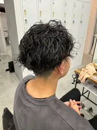 メンズパーマ+カット