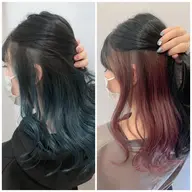 🧡平日🧡✨💗大大大人気‼️ブリーチ込み‼️ダブルカラー（インナーカラー・イヤリングカラー）＋トリートメント💗✨