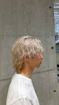 骨格矯正カット+ブリーチダブルカラー