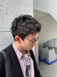 🔥リピート可🔥【スカルプケアコース】メンズカット+炭酸ヘッドスパ+スタイリング