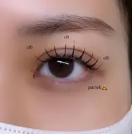 パリエク100本🤍束感コーティング オフ有可 LED変更可(プラス+1100) ⚠️土日祝+¥500