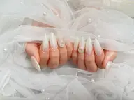 チップ10本長さだし付ワンカラー/グラデーション🪽🫧