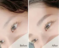 【人気NO.1】自然な仕上がりの眉パーマ＋顔ワックス脱毛(もみあげ・おでこ・あご下も)＋パック＋眉メイク