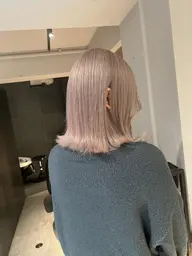 ミニモ限定価格🤍憧れのハイトーンカラー🦋ブリーチ＋カラー＋潤艶トリートメント✨ケアプロ付き✨