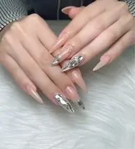 長さだし、4本アート(ストーン、パーツ付け放題)