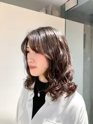 平日限定🧸カット＋ゆるふわデジタルパーマ🧸(ケアトリートメント付)