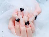 【深爪矯正】💕チップ長さ出し＋ワンカラー/ラメグラ　9500→8900