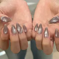 【オフ有】ハンド💜うるちゅるマグネットネイル★*