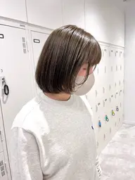 【🤍ブリーチなしダブルケアカラー🤍】ミニモ限定🫧ブリーチなしで明るさ、透明感Maxカラー