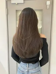 【ブリーチなしWカラー】カット+ダブルカラー+1stepトリートメント