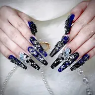 【ゴテゴテ乗せ放題】【3XL長さだし】🎀人気NO.1 ♡無制限パーツ付け放題♡ 《🎀🩷☠️🐰🐻などパーツ沢山》