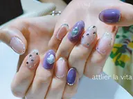 【HAND】ジェルネイル＊アート付き定額