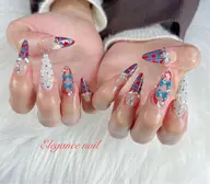 「オフ有り」チップで10本長さ出し(ジェルで＋600円)＋やり放題、つけ放題