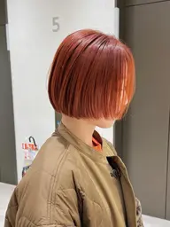 カット＋ブリーチ無しダブルカラー