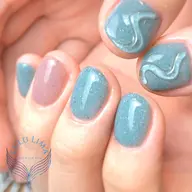 デザイン2本（他店オフ無料）　冬のおすすめ　雪アート　ツイードアート