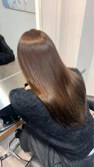 【️4月限定🌸】赤みを消したい方おすすめ‼️透明感カラー＋髪質再生トリートメント🌷🫧(スチーマーで内部補修✨️)