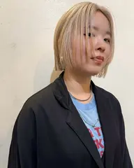 minimo限定🩵💧ハイケアブリーチ+カラー+トリートメント