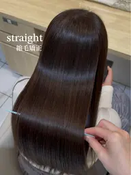 カット+縮毛矯正💗艶髪3stepトリートメント💗