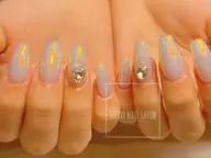 hand初回ソフトジェルオフ無料」オーロラ/ミラー/マグワンカラー➕2個パーツ6390 👋orフットネイル🦶6890