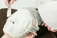 😊これは自分ではできない😃垢抜け血色アップ肌😊高濃度石膏パック
