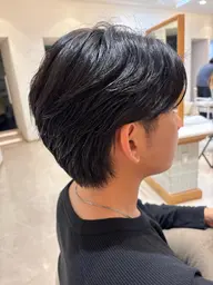 カット+メンズパーマ