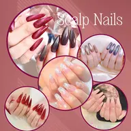 【50％割引　期間限定！】セミJr【時短スカルプ】ジェル素材チップ長さ出し10本＋カラー・ラメ/マグネット/フラッシュ