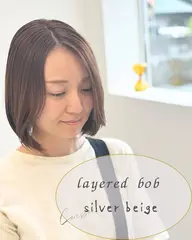 カット+透明感カラー+systemトリートメント