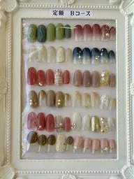[人気NO3☆]シンプル定格ネイル￥7100