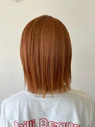 ブリーチしててもかけられる‼️髪質改善プレミアム酸性縮毛矯正+似合わせカット🥰ツヤツヤストレートになります‼️