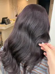 トレンド透明感カラー➕極潤トリートメント