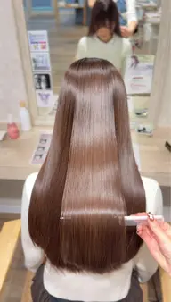 柔らかい仕上がり✨縮毛矯正×似合わせカット／4stepトリートメント🫧ホームケア付き♡